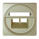 Masca priza telefon dubla auriu Arcus Prodax